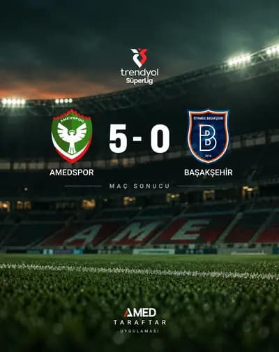 AMEDSPOR’DAN GÖRKEMLİ GALİBİYET: 5-0! ❤️💚