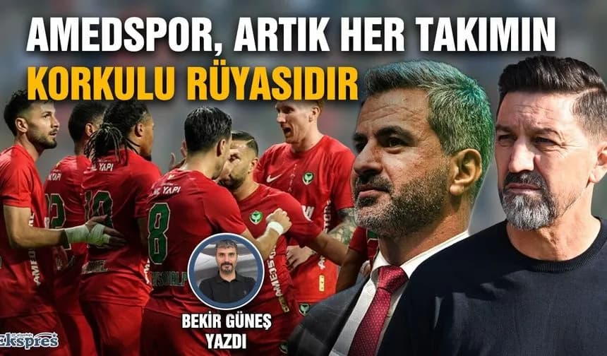 Amedspor artık her takımın korkulu rüyasıdır. !!!