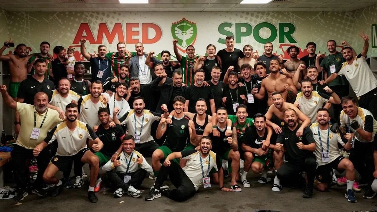 Amedspor’un zafer şifresi soyunma odasında yazıldı
