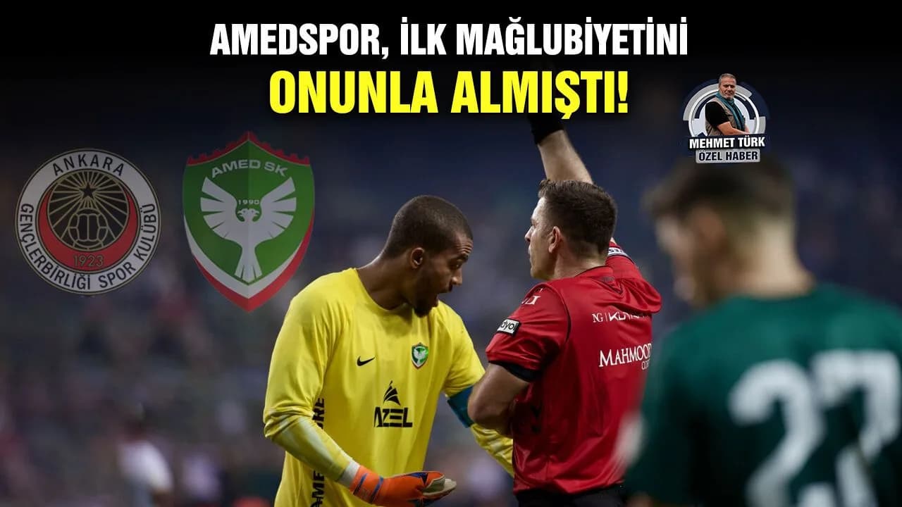 Amedspor, ilk mağlubiyetini onunla almıştı!