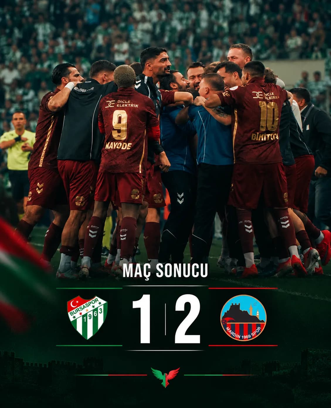 Tebrikler Mardinspor! 💚❤️👏