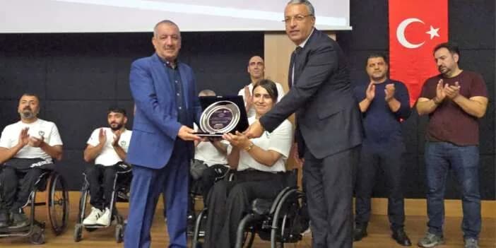 Amedspor Engelsiz Basketbol’a anlamlı ödül