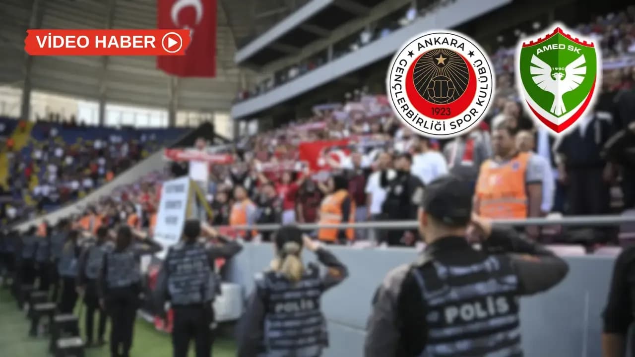 Gençlerbirliği maçında Amedspor tribününü çeken çifte saldırı