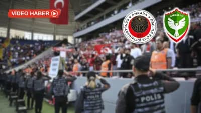 Gençlerbirliği maçında Amedspor tribününü çeken çifte saldırı