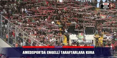 Amedspor’da engelli taraftarlara kura
